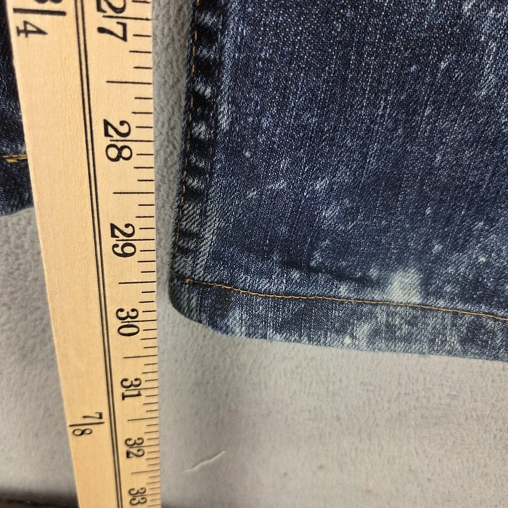 Levis 504 Jeans Mens Blue Straight Regular Red Label Fit Zip Fly Fits 36x30